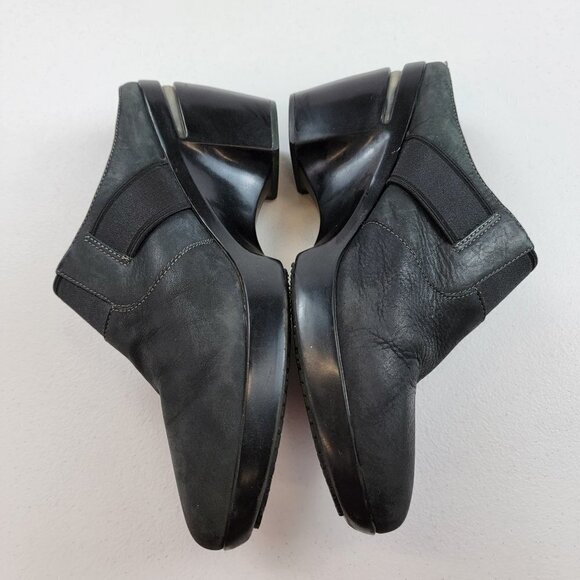 Cole Haan Air Sara Clogs Black Suede Patform Mules Women's Size 9.5 B - Picture 9 of 11